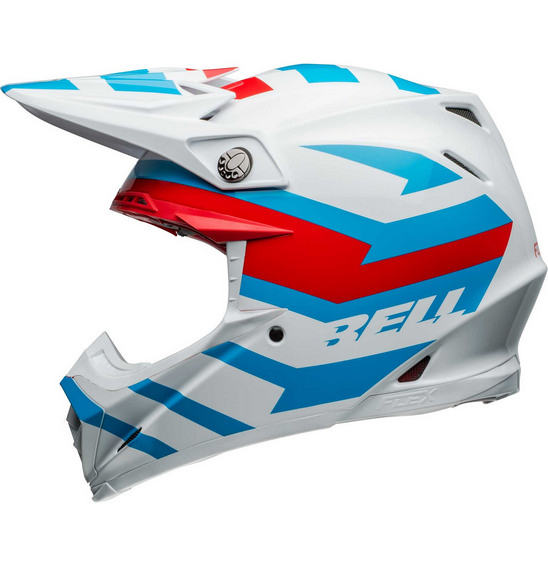 Bell MOTO-9S FLEX Banshee Gloss White/Red Image