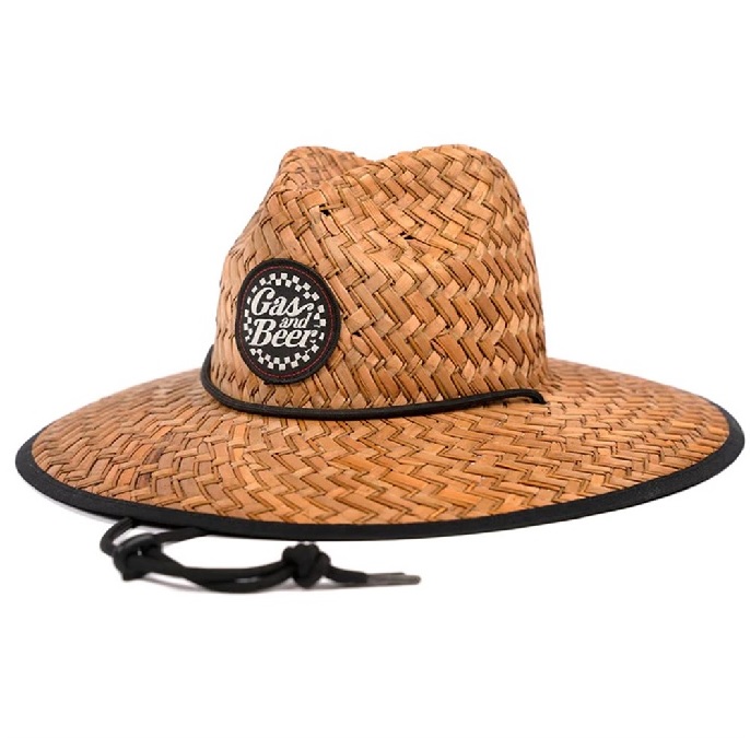 Fasthouse Gas & Beer Straw Hat Brown Image